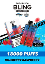 The Crystal Bling Pro Ultra Twist 18k Disposable Vape Box of 10 - Bulk Vape Wholesale