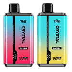 The Crystal Bling Pro Ultra Twist 18k Prefilled Pod Vape Box of 10 Strawberry Cranberry Cherry / Cherry Ice