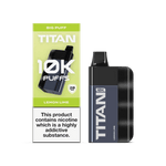 Titan 10K Puffs Disposable Vape Pod Kit Box of 5 Lemon Lime