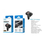 TT6110 Bluetooth FM Transmitter, BT V5.3 with USB & PD 3.1A, Black