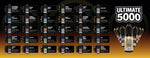 Ultimate 5000 Nic Salt 10ml E - Liquid Box of 10 H2O