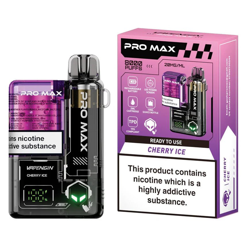 Vapengin Pro Max 8000 Disposable Vape Box of 5 - Bulk Vape Wholesale