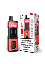 Vapes Bars Angel 2400 Puffs Disposble Vape (Pack of 5) Blueberry Cherry