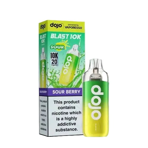 Vaporesso Dojo Blast 10k Prefilled Pod Vape Kit - Box of 5 Sour Berry