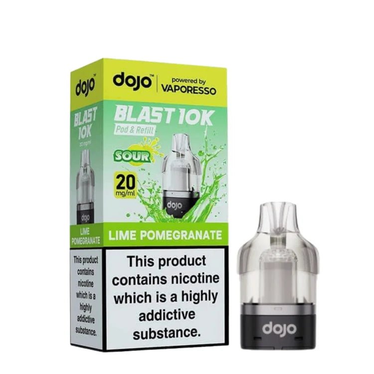 Vaporesso Dojo Blast 10K Prefilled Pods ( Pack of 5) Lime Pomegranate