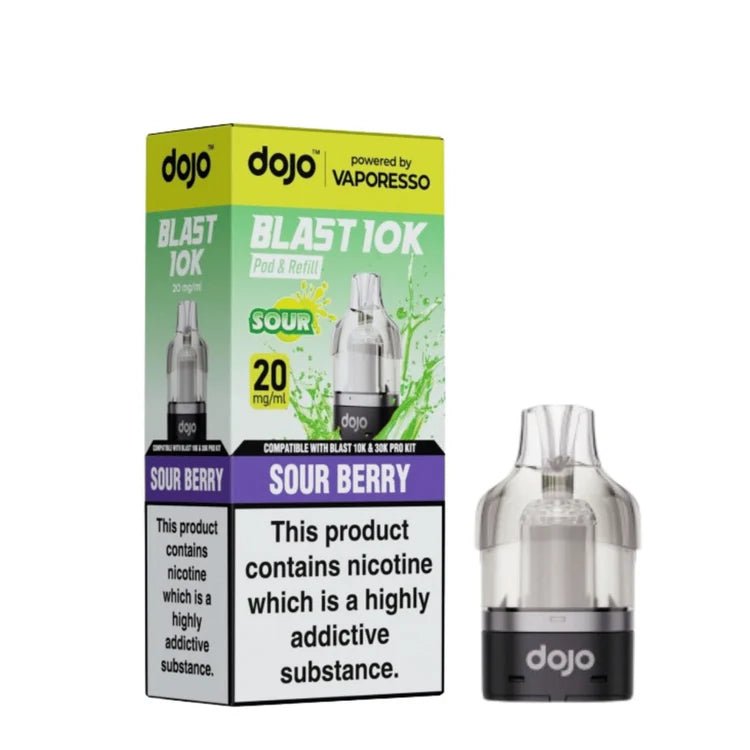 Vaporesso Dojo Blast 10K Prefilled Pods ( Pack of 5) Sour Berry