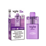Vylo Duo 35k Prefilled Pod Kit Box of 5 Raspberry Cotton K/Blackcurrant Cotton K