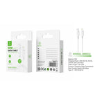 Woox MX0021 Type C to Lightning PVC Data Cable, 30W - 5V/3A, 9V/3A, 15V/2A, 20V/1.5A Max, 3.3ft 1m, White