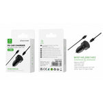 Woox MX0140 Single PD 20W Car Charger with TypeC to TypeC cable, Black