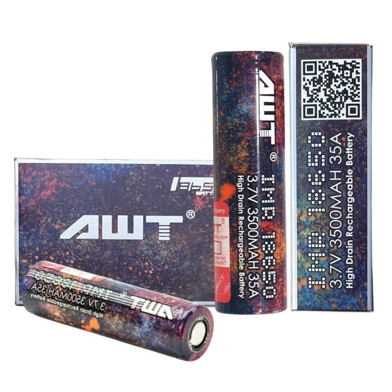 18650 AWT 3.7V 3500MAH 35A RAINBOW BATTERY [PACK OF 2] - Bulk Vape Wholesale