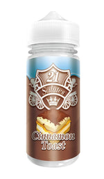 21 Salutes 100ml Shortfill Cinnamon Toast