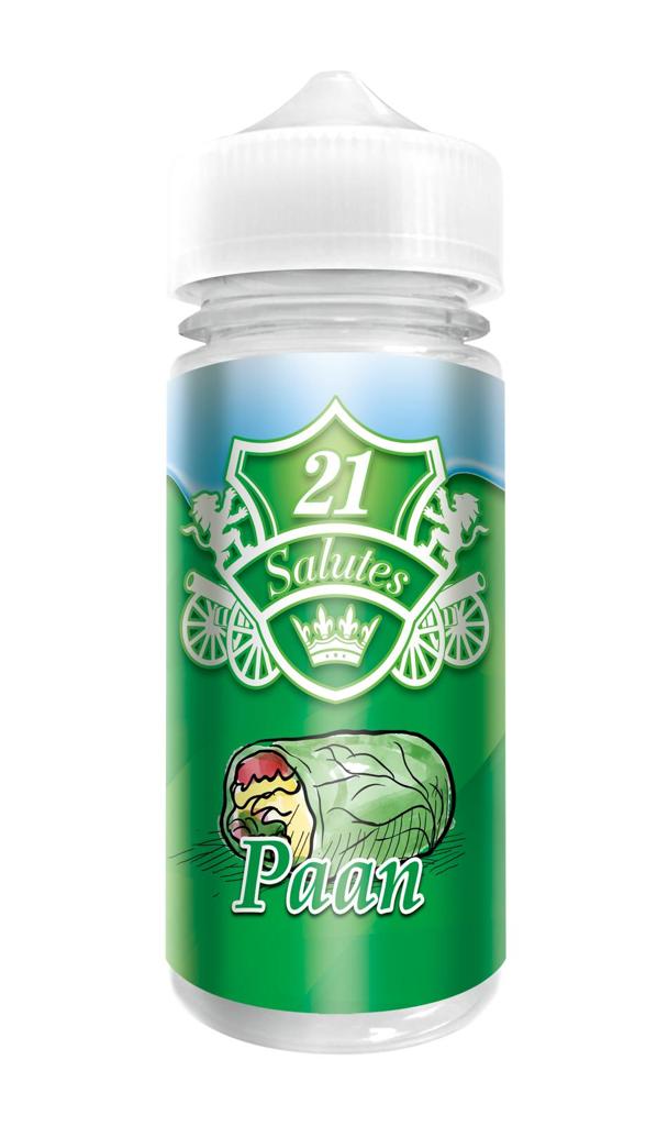 21 Salutes 100ml Shortfill Paan