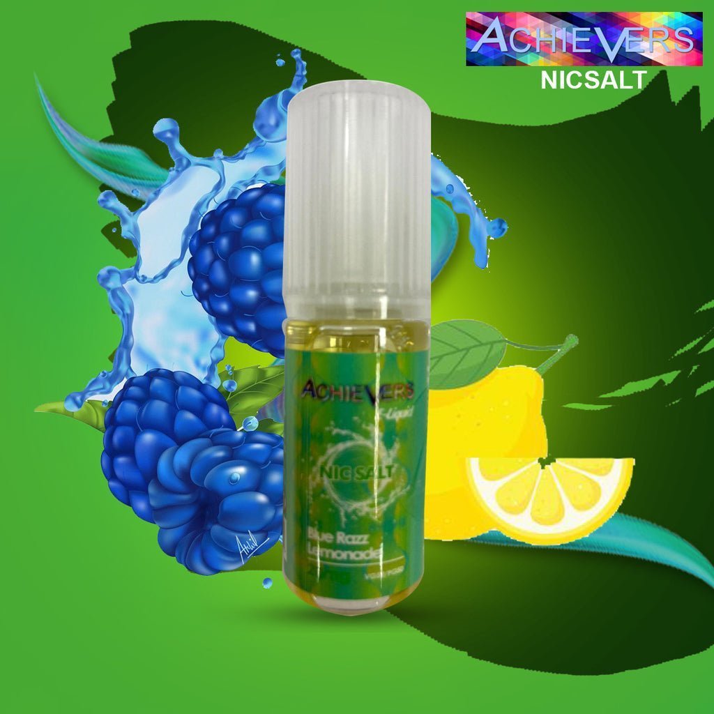 Achievers Salt 10ml - Pack of 10 Blue Razz Lemonade