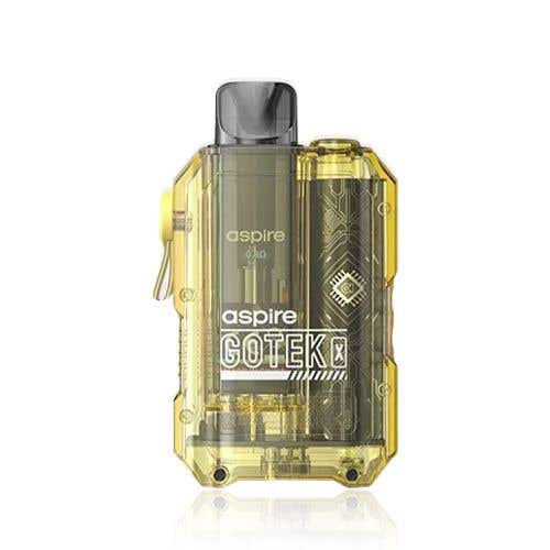 Aspire - Gotek X Pod Vape Kit Translucent Yellow
