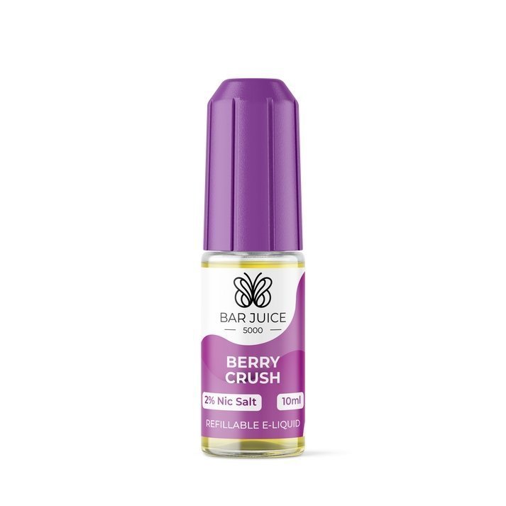 Bar Juice 5000 10ml Nic Salts E - liquids Box of 10 Berry Crush
