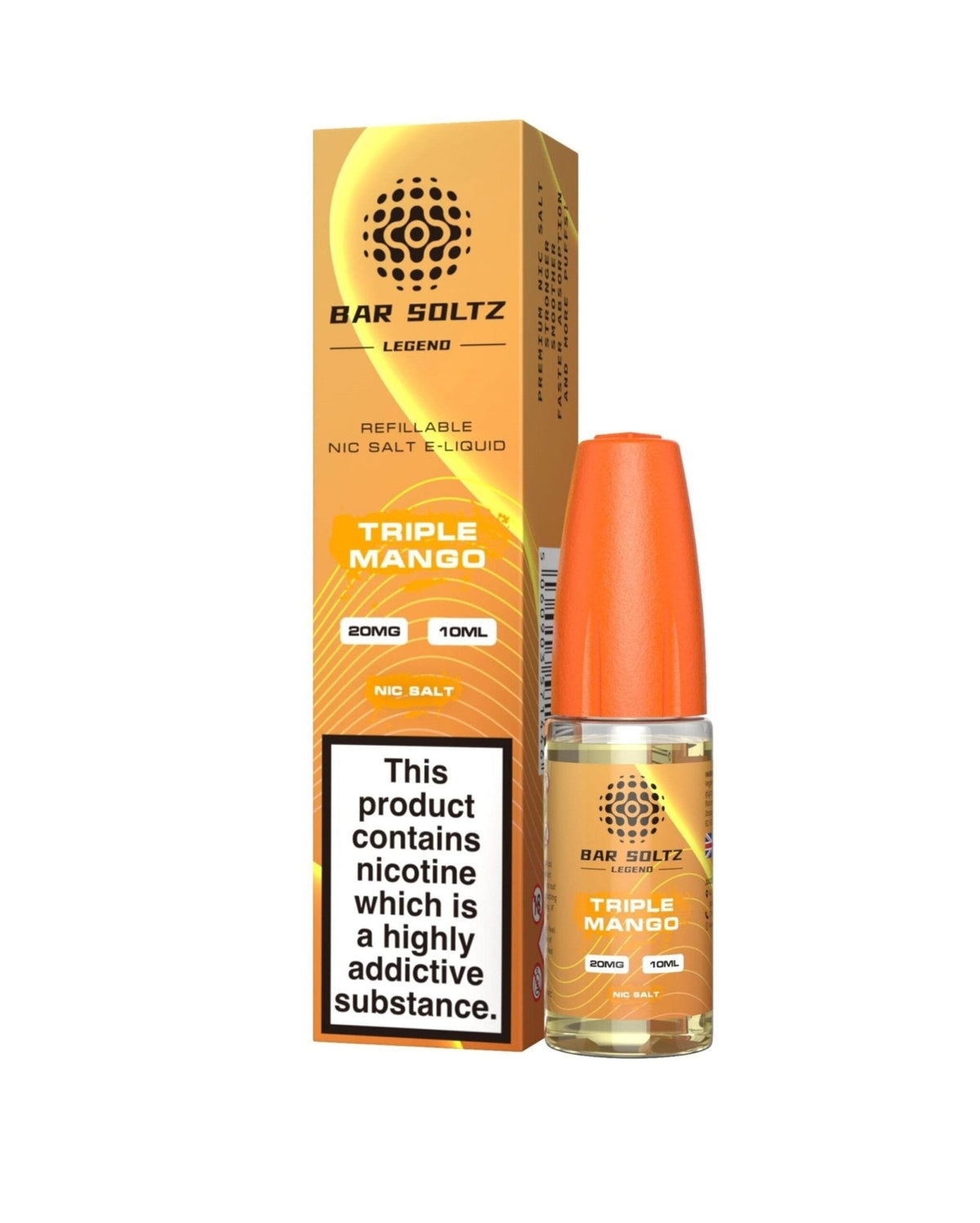 Bar soltz 10ml Nic Salt Pack of 10 - Bulk Vape Wholesale
