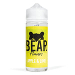 Bear Flavour 100ml E - Liquid Shortfill Apple & Lime
