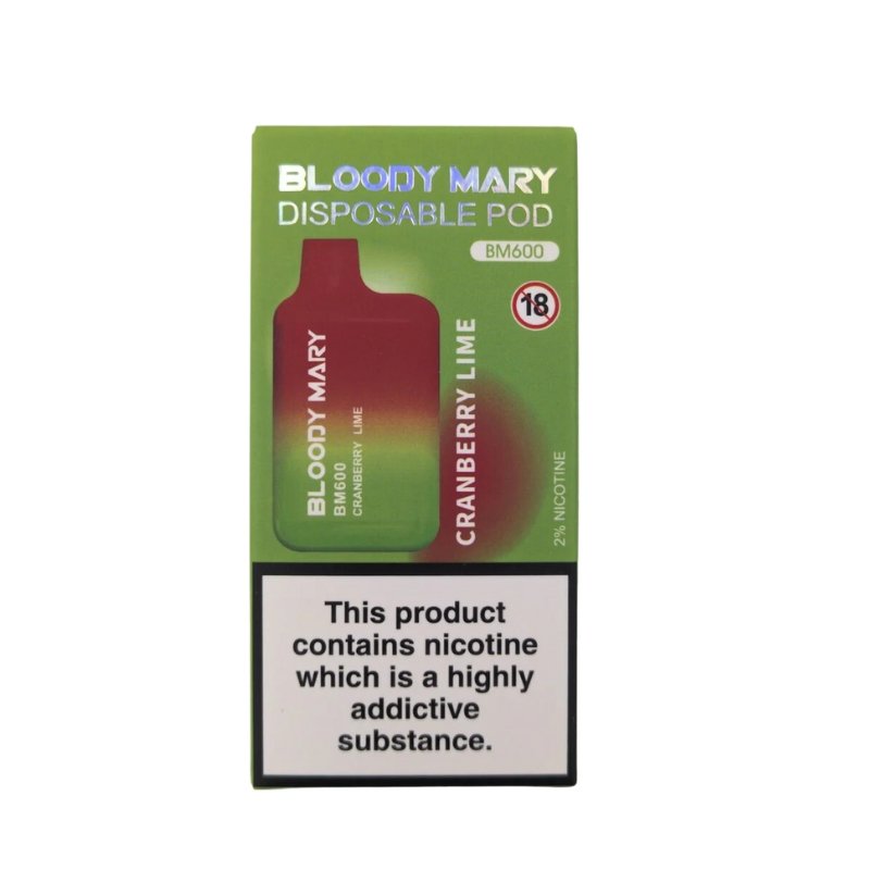 Bloody Mary BM600 Disposable Vape Pod - Box of 10 - Bulk Vape Wholesale