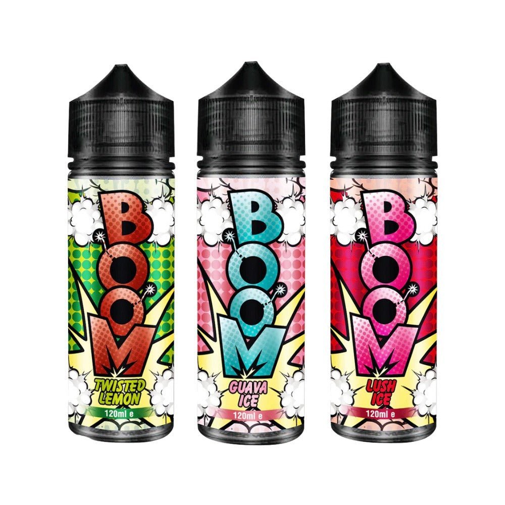 Boom 100ml E-liquids Shortfill - Bulk Vape Wholesale