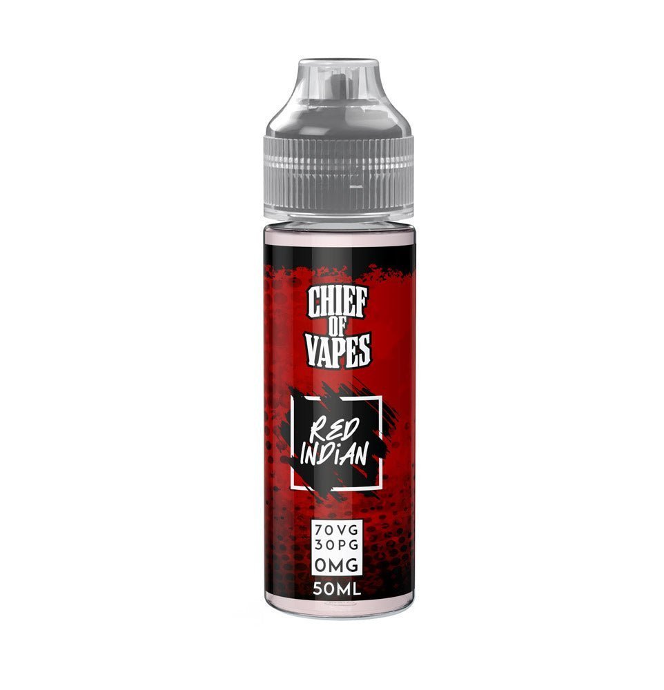 Chief Of Vapes - Fireball - 50ml E - liquids Shortfill Red Indian