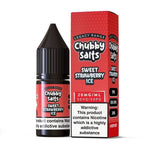 Chubby Salt 10ml E - liquids Nic Salts - Box of 10 Sweet Strawberry Ice