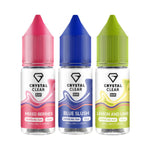Crystal Clear Nic Salts 10ml - Pack of 10 Apple Peach