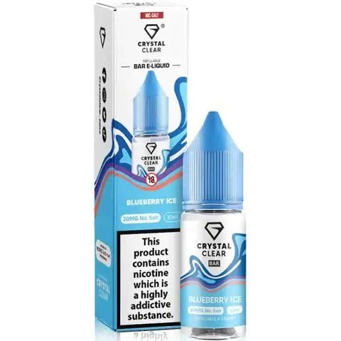 Crystal Clear Nic Salts 10ml- Pack of 10 - Bulk Vape Wholesale