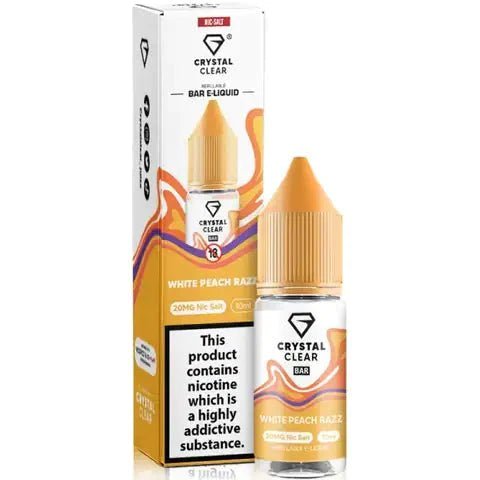 Crystal Clear Nic Salts 10ml- Pack of 10 - Bulk Vape Wholesale