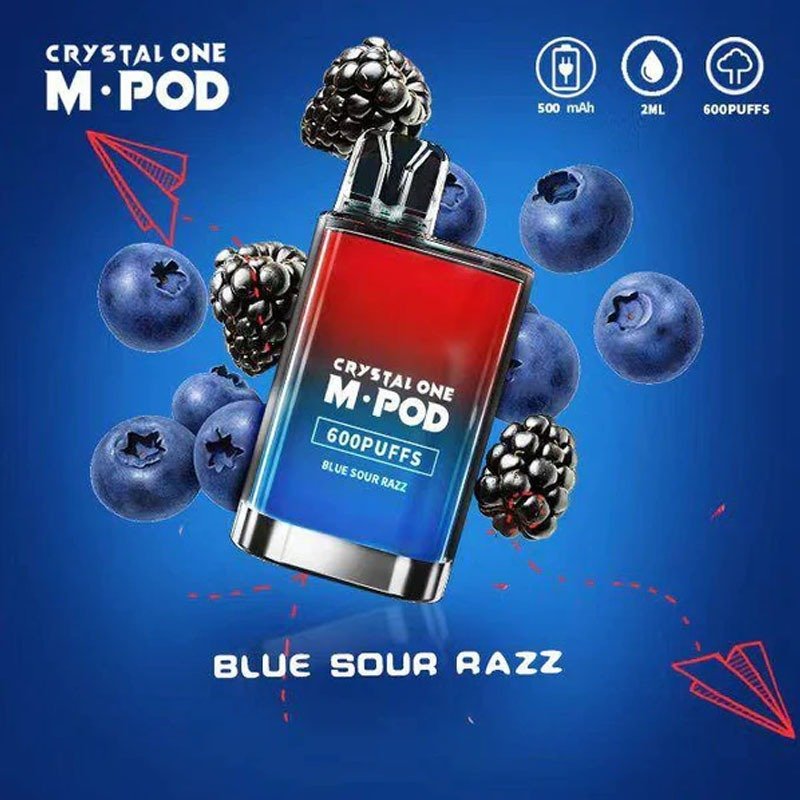 Crystal One M Pod 600 Disposable Vape Pod-Box of 10 - Bulk Vape Wholesale