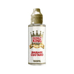 Donut King Limited 100ml Shortfill Rhubarb Custard