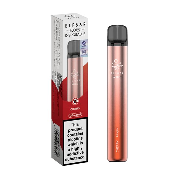 Elf Bar V2 600 Disposable Vape Puff Pod Box of 10 - Bulk Vape Wholesale