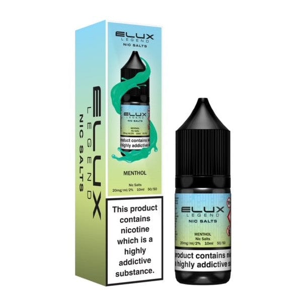 Elux Legend Nic Salts - 10ml E - liquids - Box of 10 10mg