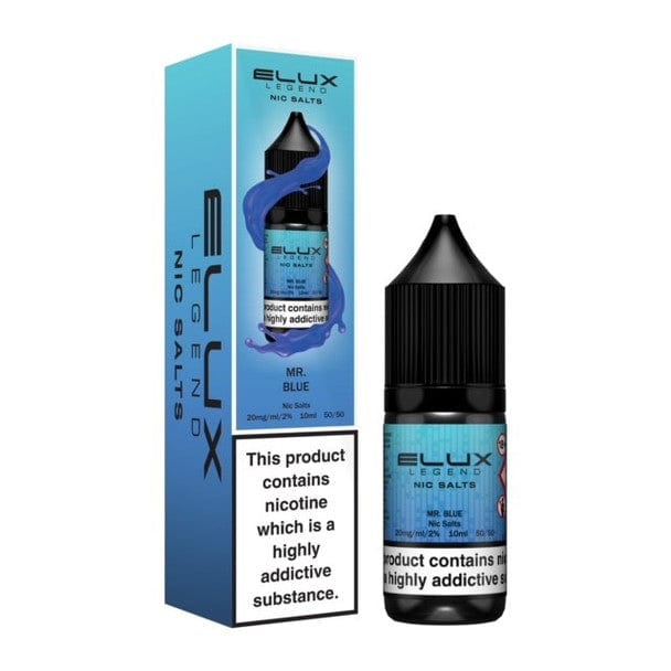 Elux Legend Nic Salts - 10ml E-liquids - Box of 10 - Bulk Vape Wholesale