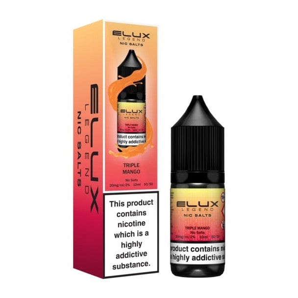 Elux Legend Nic Salts - 10ml E-liquids - Box of 10 - Bulk Vape Wholesale