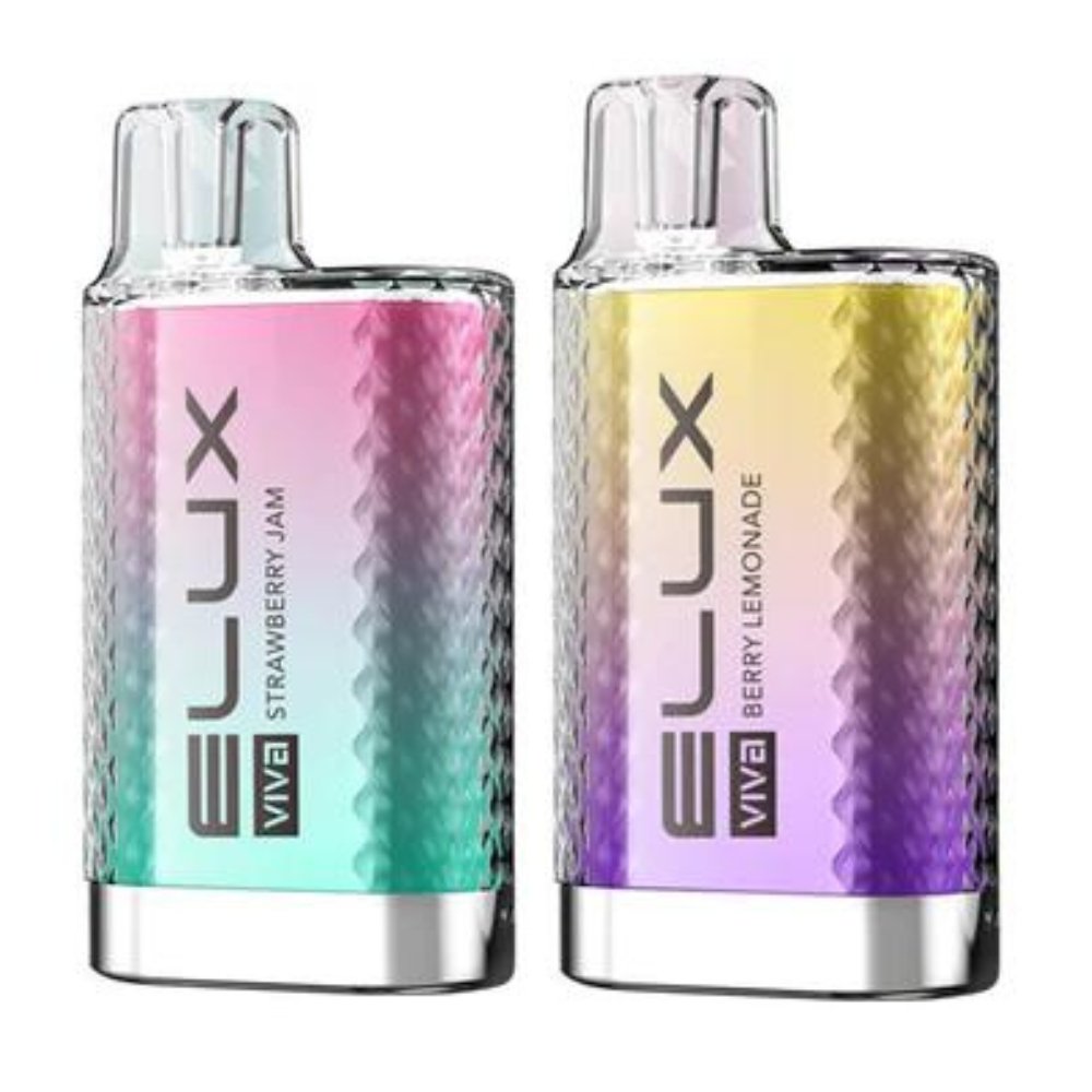Elux Viva 600 Crystal Disposable Vape Puff Bar Pod Box of 10 - Bulk Vape Wholesale