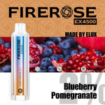 Firerose 4500 Puffs Disposable Vape Pod - Box of 10 Blueberry Pomegranate