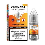Flow Bar 20ml Nic Salts E - Liquid Pack of 10 Orange Soda