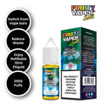 Fruity Vapes Salt 10ml Nic Salts Box of 10 Blackcurrant Ice