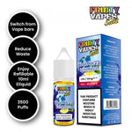 Fruity Vapes Salt 10ml Nic Salts Box of 10 Blue Razz Lemonade