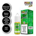 Fruity Vapes Salt 10ml Nic Salts Box of 10 Menthol