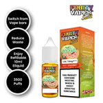 Fruity Vapes Salt 10ml Nic Salts Box of 10 Apple Peach