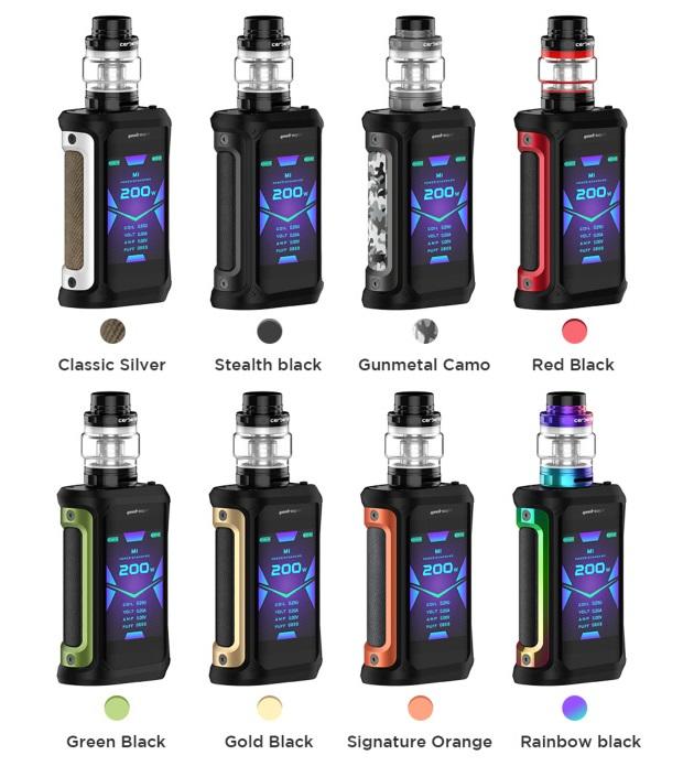 GEEKVAPE - AEGIS ZEUS X TANK - VAPE KIT Red and Black