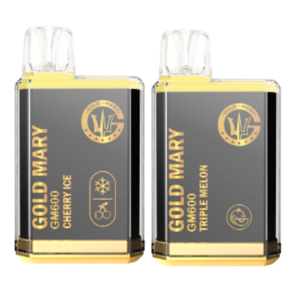 Gold Mary GM600 Disposable Vape Puff Bar - Box of 10 - Bulk Vape Wholesale