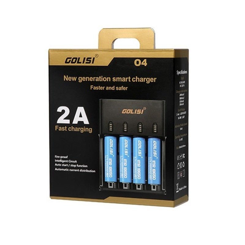 Golisi O4 2Amp 4 Way Smart Charger - Bulk Vape Wholesale