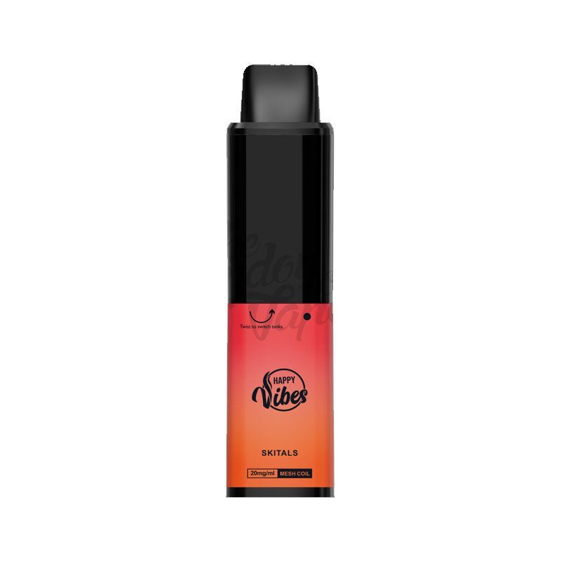 Happy Vibes Twist 2400 Disposable Vape Pen Box of 5 - Bulk Vape Wholesale