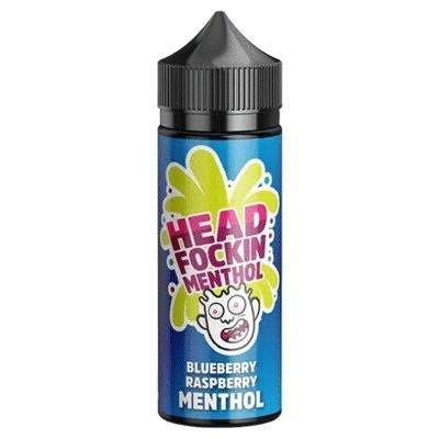 Head Fockin Menthol 100ml Shortfill Blueberry Raspberry Menthol