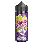 Head Fockin Menthol 100ML Shortfill Blackcurrant Blue Rasp.