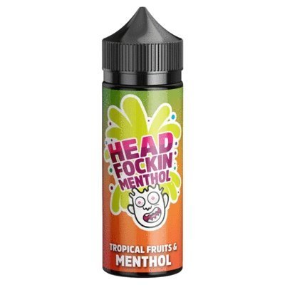 Head Fockin Menthol 100ml Shortfill Tropical Fruits Menthol