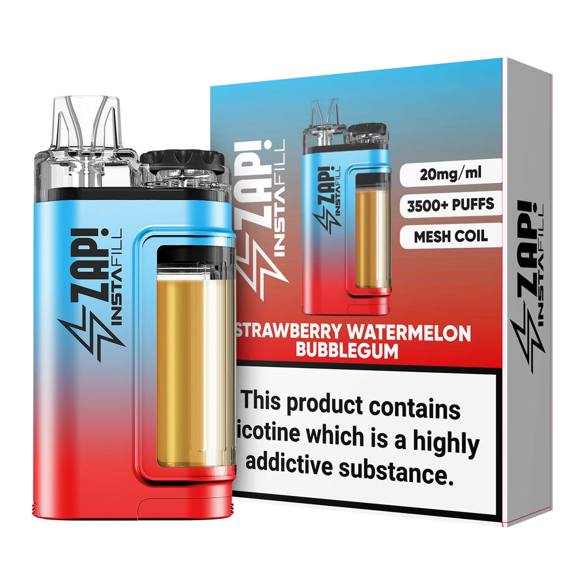 Instafill 3500 Puffs Disposable Pod Vape Kit - Box of 5 - Bulk Vape Wholesale