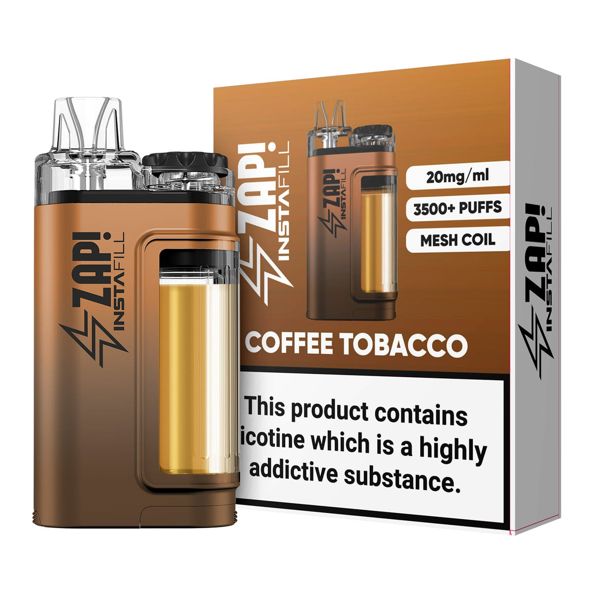 Instafill 3500 Puffs Disposable Pod Vape Kit - Box of 5 - Bulk Vape Wholesale